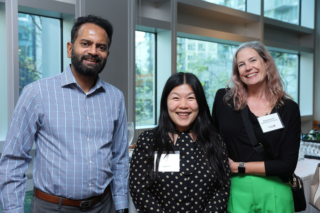 Guests at Carleton's reception in Vancouver on April 23, 2026.