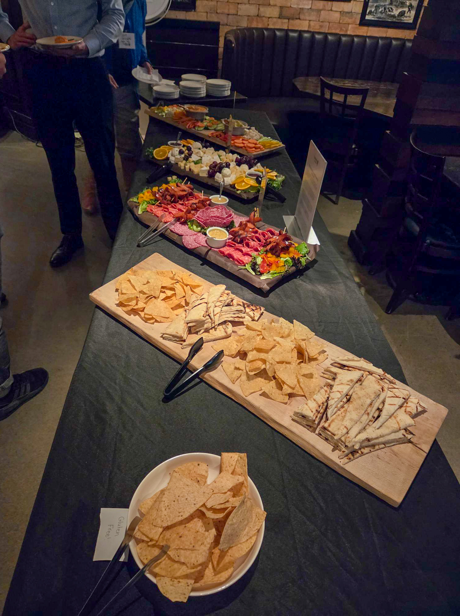 Food spread at the NPSIA Alumni Spring Social on May 14, 2026.