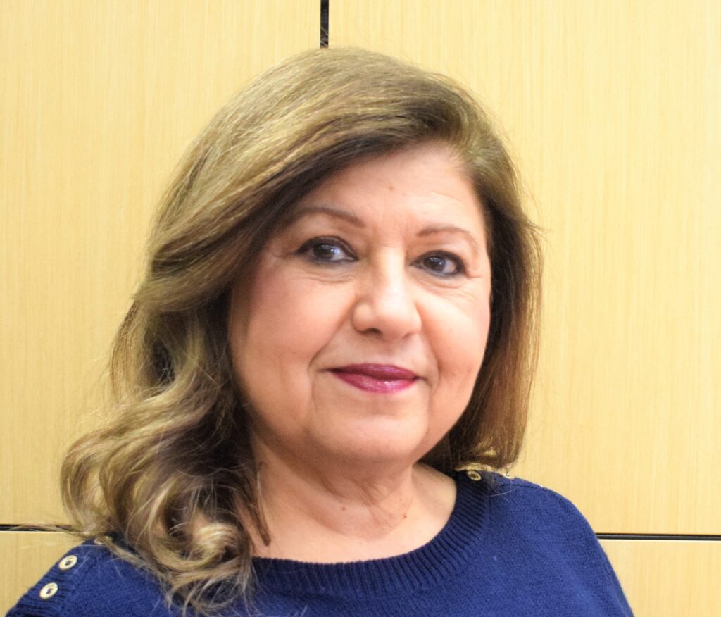 Susan Nesrallah smiles for a photo