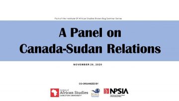 Thumbnail for: A Panel on Canada Sudan Relations