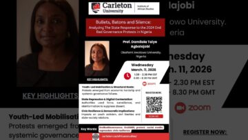 Thumbnail for: Bullets, Batons and Silence: Analyzing the A State Response to the 2024 End Bad Governance Protests in Nigeria.