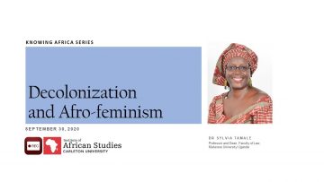 Thumbnail for: Decolonization and Afro Feminism by Sylvia Tamale
