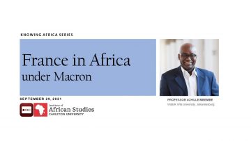 Thumbnail for: France in Africa under Macron, Achille Mbembe