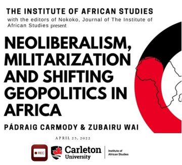 Thumbnail for: Neoliberalism, Militarization and Shifting Geopolitics in Africa