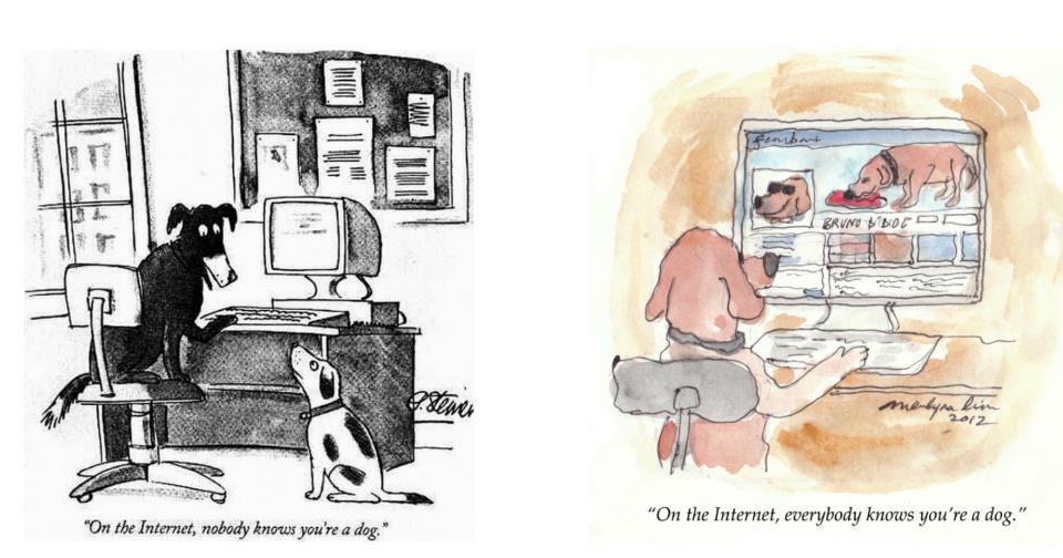 On the internet - Steiner (1996) vs Lim (2012)