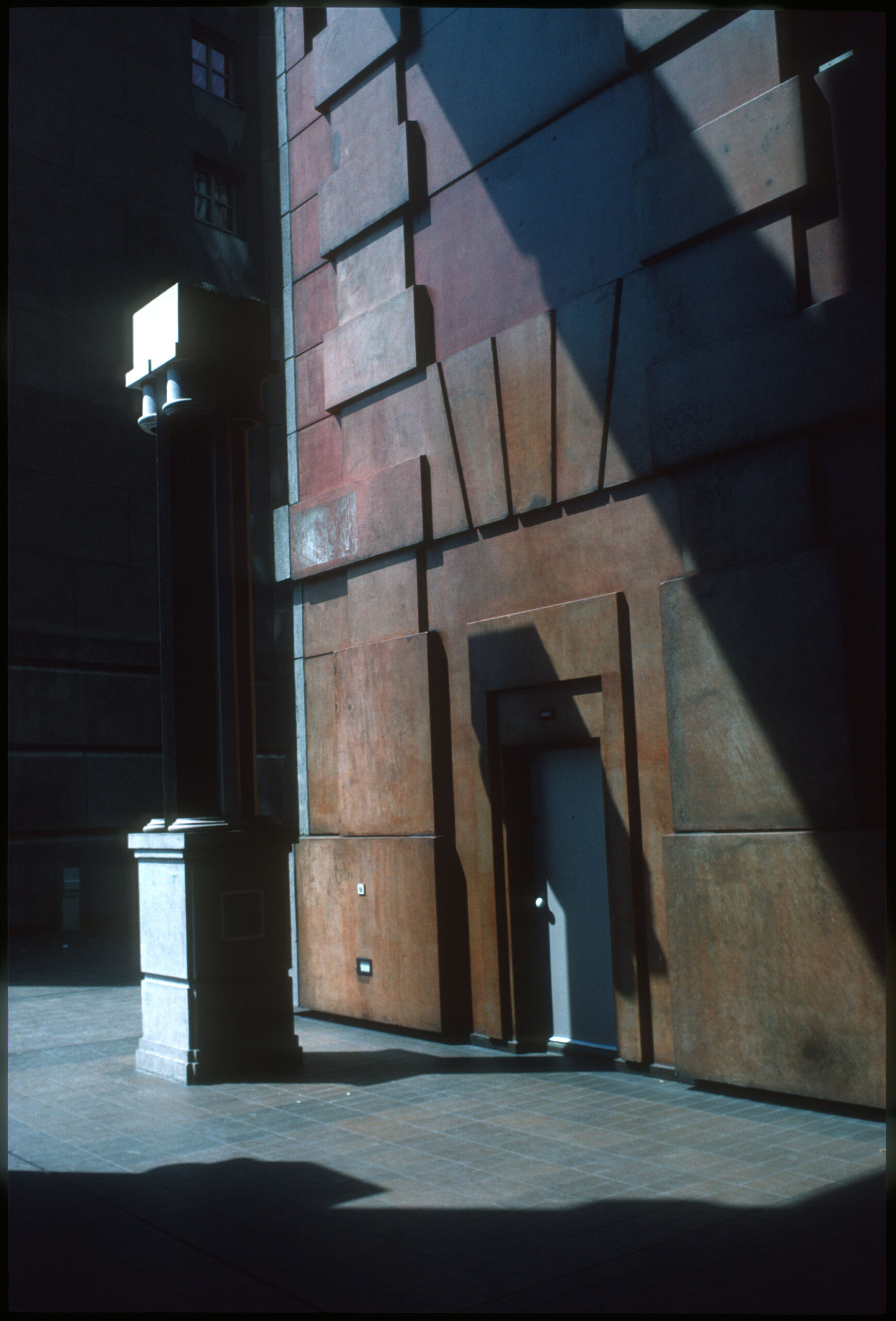 French stone housing building.