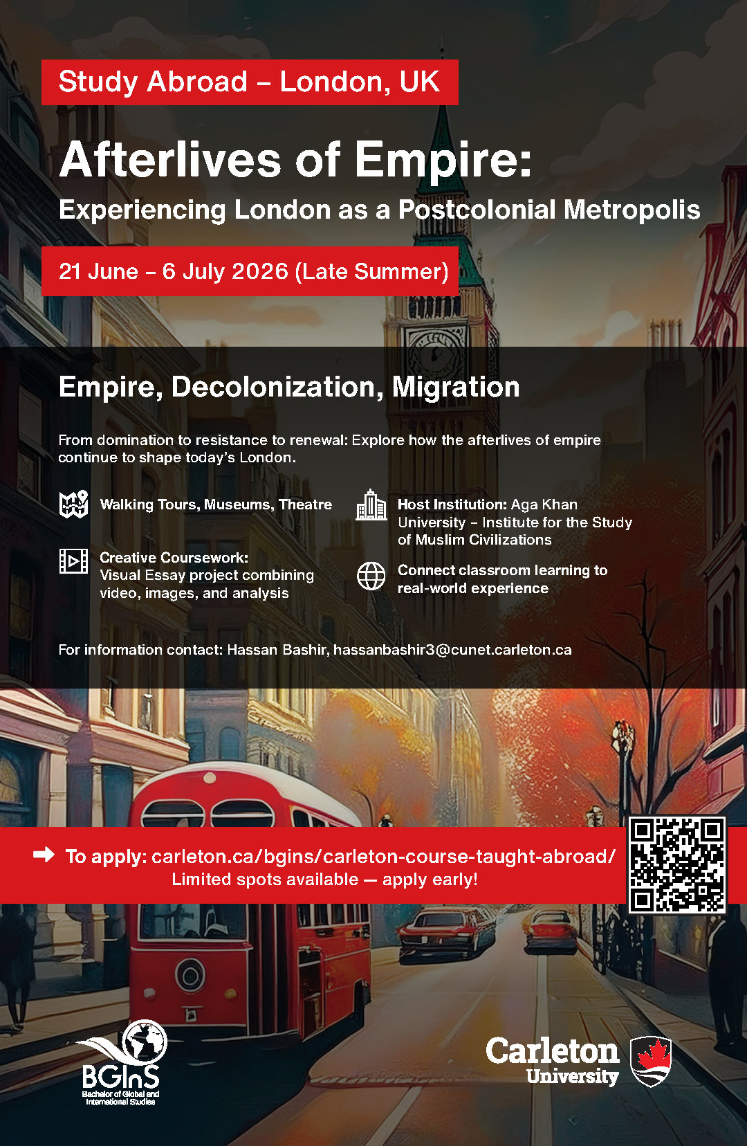 Study Abroad flyer