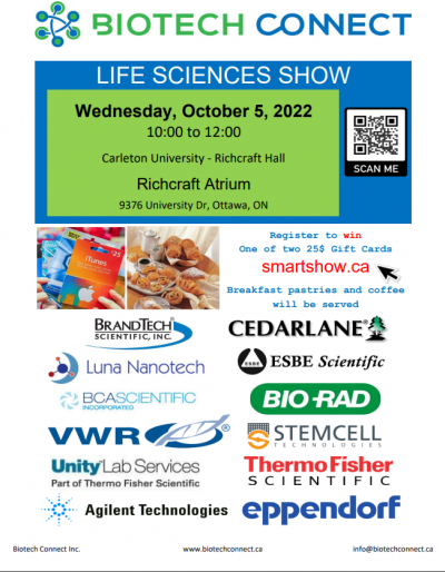 Biotech Connect Exhibition -- Wednesday Oct 5th -- 10am -12pm ...