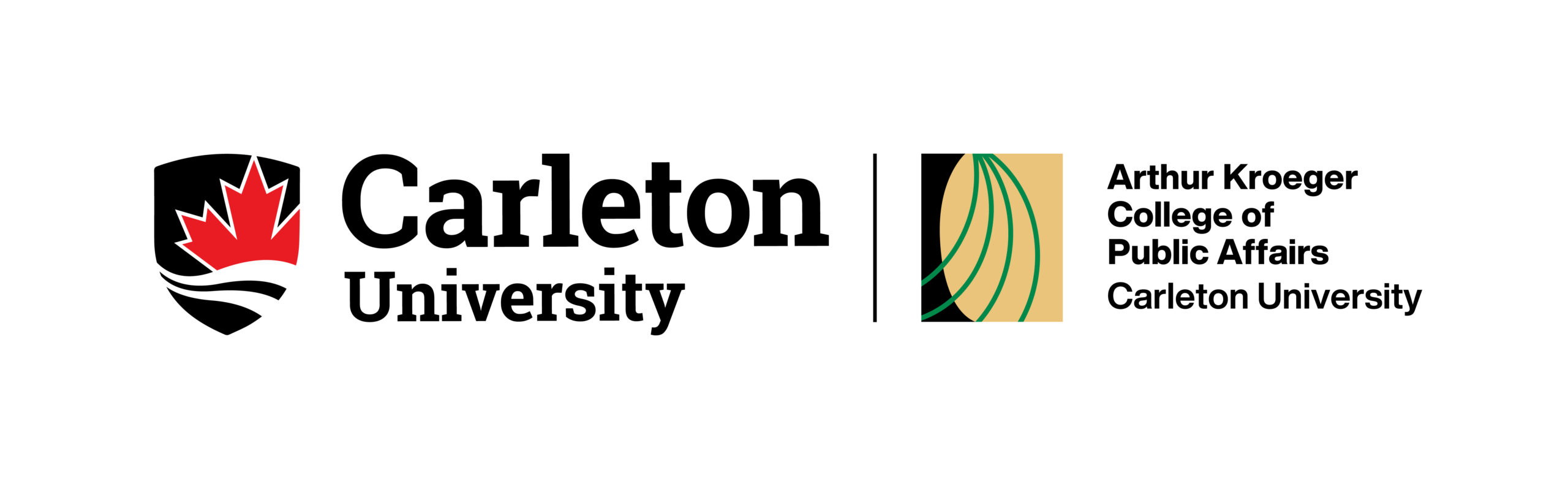 Carleton and Arthur Kroeger logos