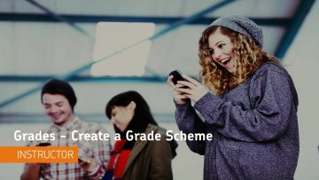 Thumbnail for: Creating a Grade Scheme