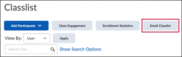 Classlist - Instructor Support
