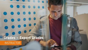 Thumbnail for: Exporting Grades
