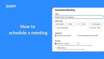 Thumbnail for: How to Schedule a Zoom Meeting