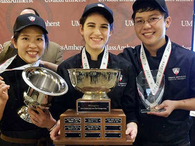 Photo for the news post: Dining Services wins Inter-University Iron Chef Competition!