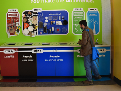 Photo for the news post: Carleton Recycling Project Wins CAUBO Award for Environmental Sustainability