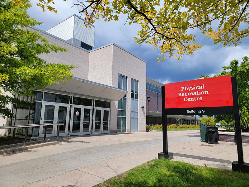 The Athletics building on Carleton University campus.