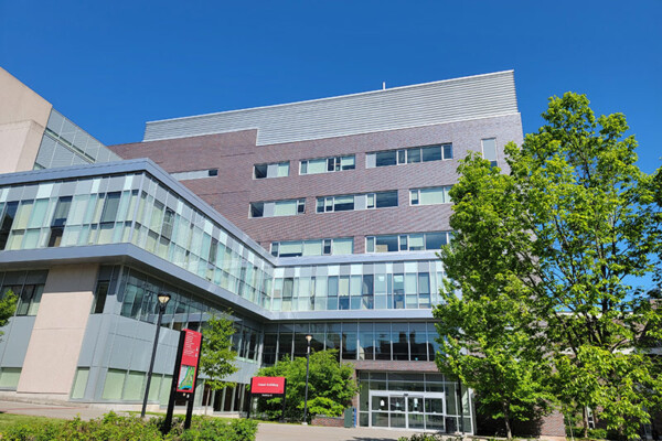The Canal Building on the Carleton University.
