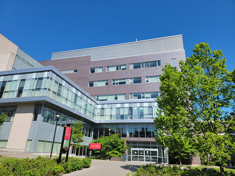 The Canal Building on the Carleton University.