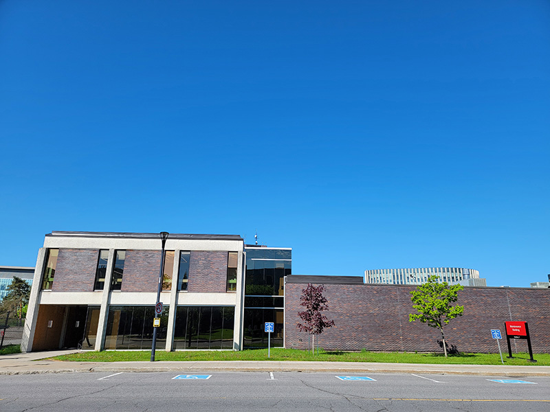 The Maintenance Building on the Carleton University campus.