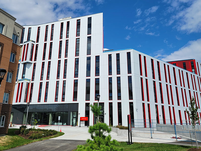 Rideau House on the Carleton University building.