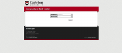 Web Card Centre - Campus Card Carleton University