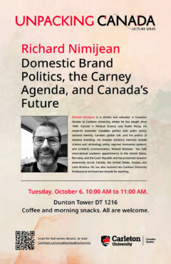 Poster for October 6 talk