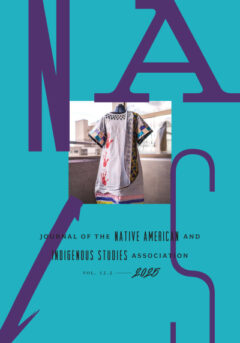 Cover of Native American and Indigenous Studies issue.