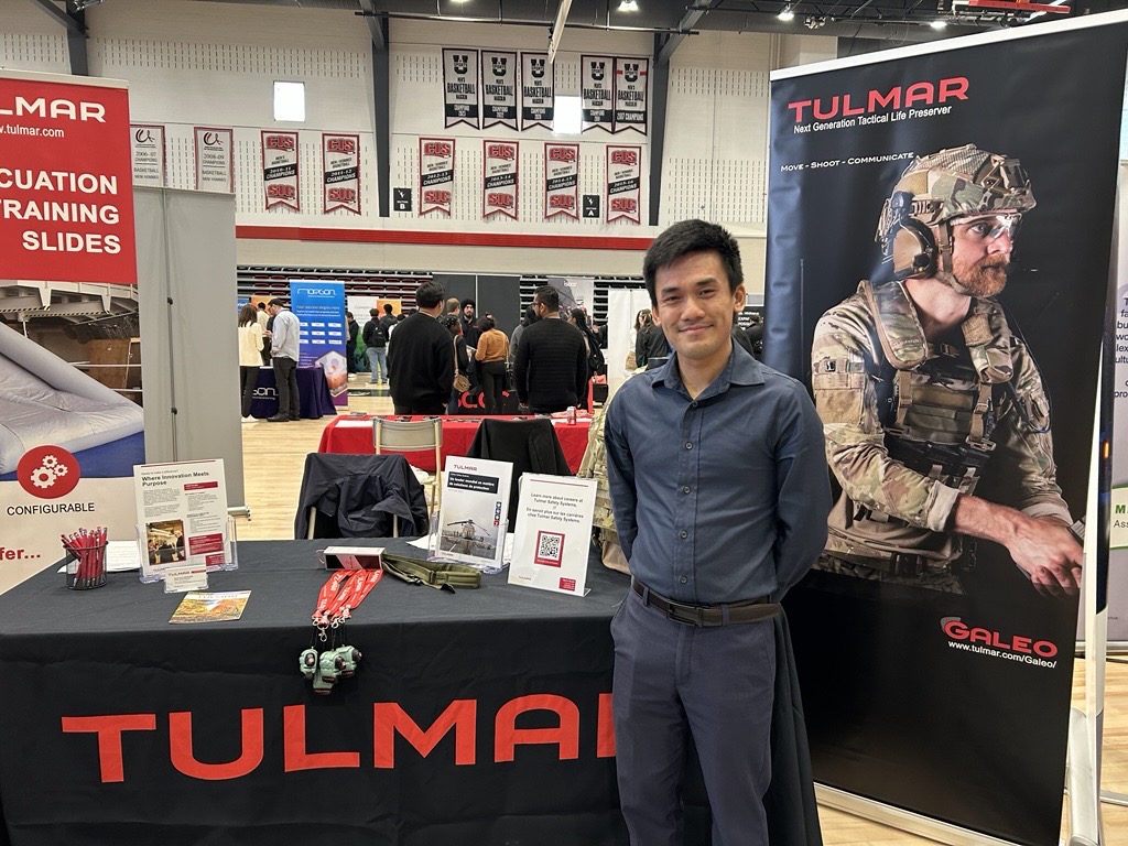 Darren Liew, Director of Human Resources at Tulmar Safety Systems at the Fall Career & Networking Fair.