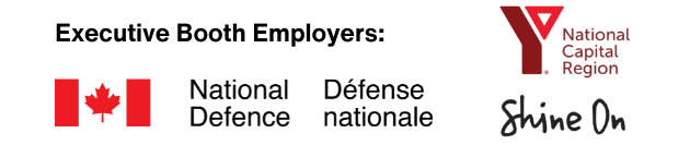 Executive Booth Employers National Defence and YMCA-YWCA National Capital Region.