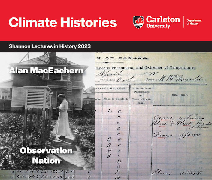 Attend The Shannon 2023 Lecture Series: Climate And History - Carleton ...