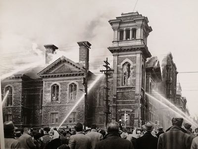 1961 fire at Dominion Chalmers Uniter Church