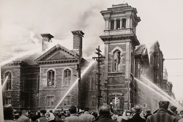1961 fire at Dominion Chalmers Uniter Church