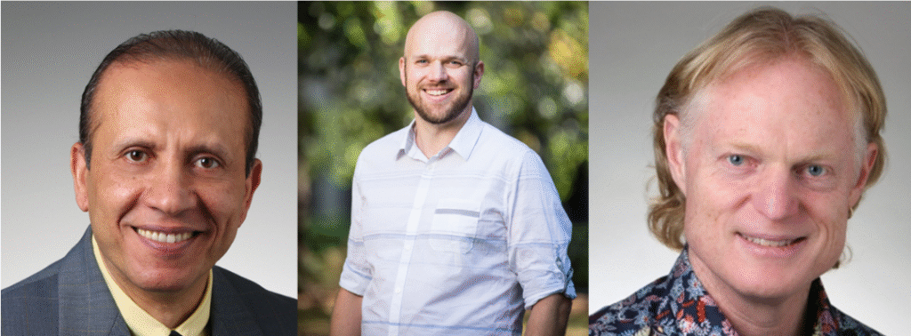 Photo of Yasser Hassan, Liam of Brien, Ian B-M