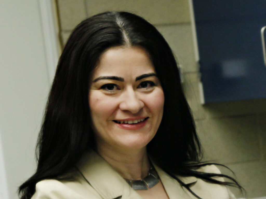 A photo of professor Banu ormeci
