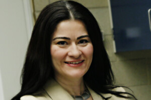 A photo of professor Banu ormeci