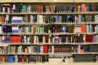 Shelf full of books