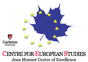 Small color logo of Centre for European Studies Jean Monnet Centre of Excellence at Carleton University