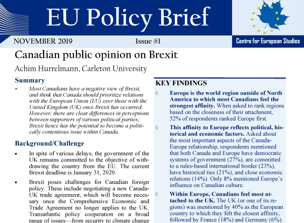 New EU Policy Briefs! Priorities Of The New Commission & Canadian ...