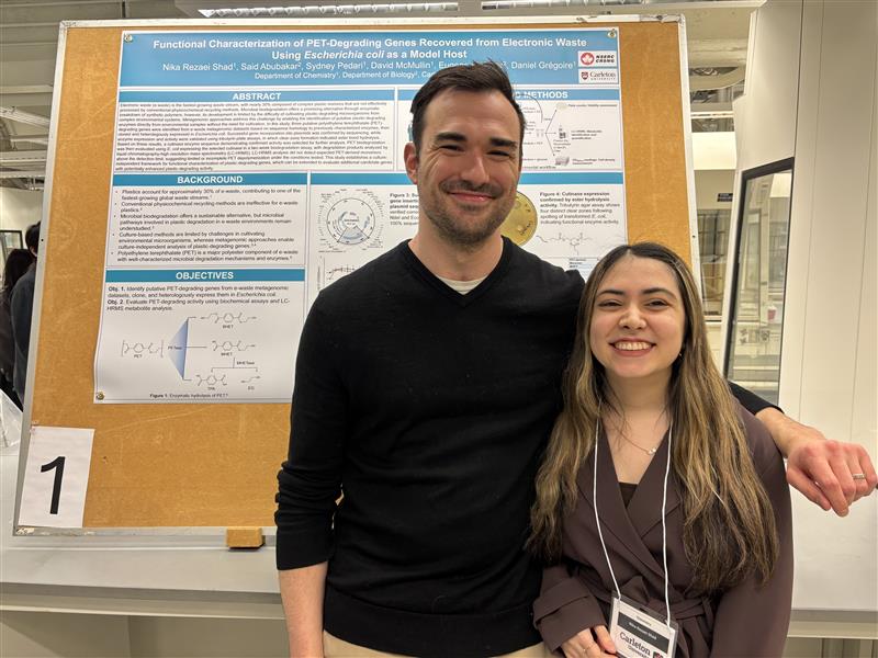 Nika Rezaei Shad and supervisor Daniel Gregoire