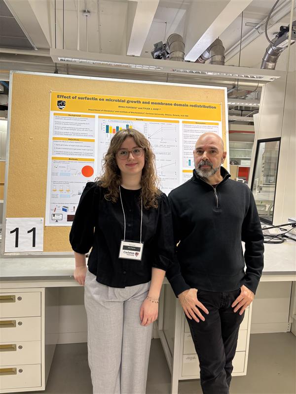 Irina Popsecu and supervisor Tyler Avis