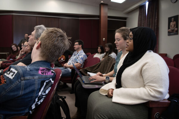 students in a lecture