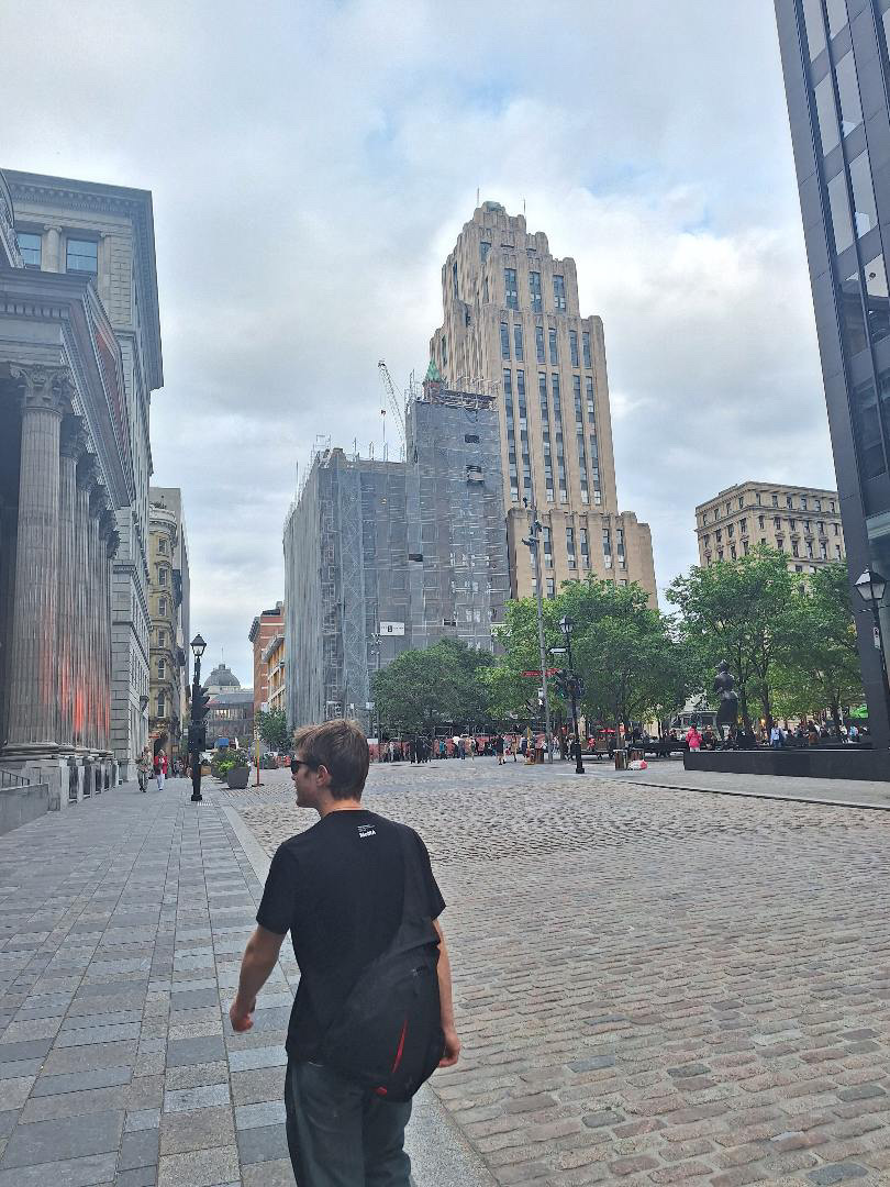 street scene Old Montreal