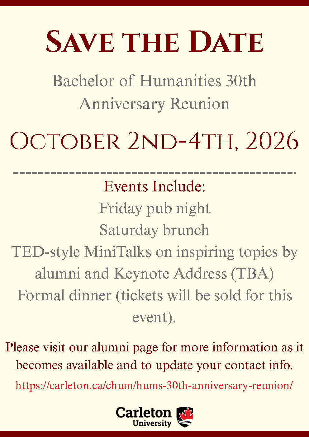 Save the date oct 2-4