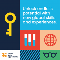 Promotional poster for Global Skills Opportunity