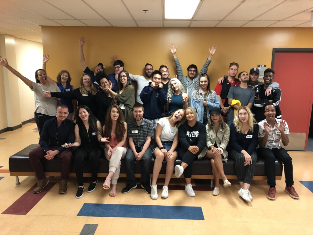 ESP mentors pose for a 'silly' group photo!