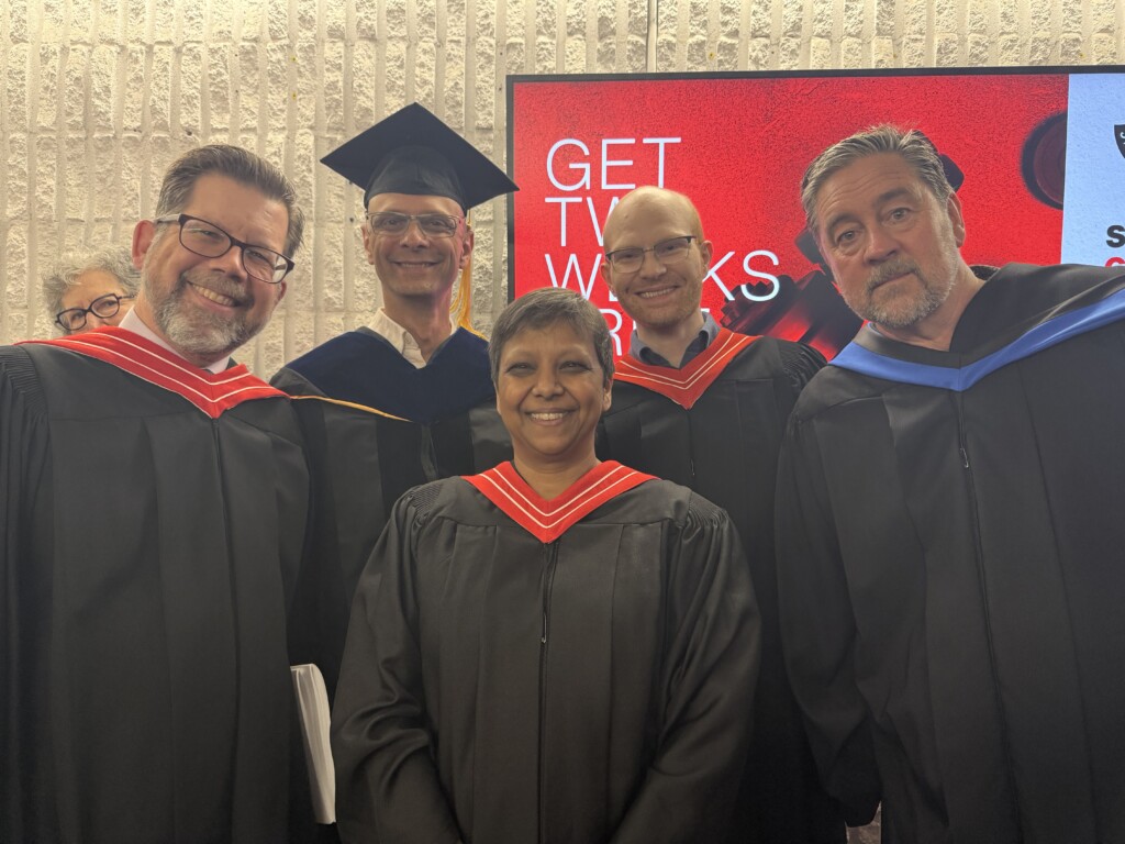 Cognitive Science faculty at the 164th Convocation on June 10, 2026.