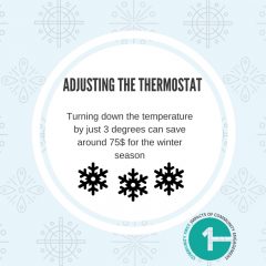 Adjust the thermostat