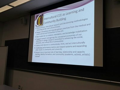 Image of Colleen and Isobel's presentation slides at C2UExpo 2017.
