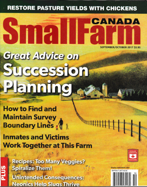 Small Farm Canada Magazine Cover