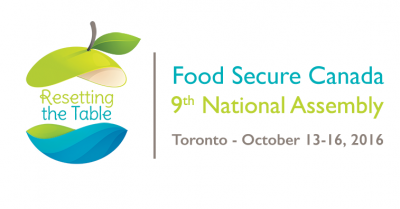 Food Secure Canada Resetting the Table logo (an apple cut in half with the title "Resetting the Table" floating between the top and bottom half).